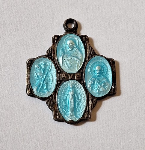 Antique blue white enamel - antique,